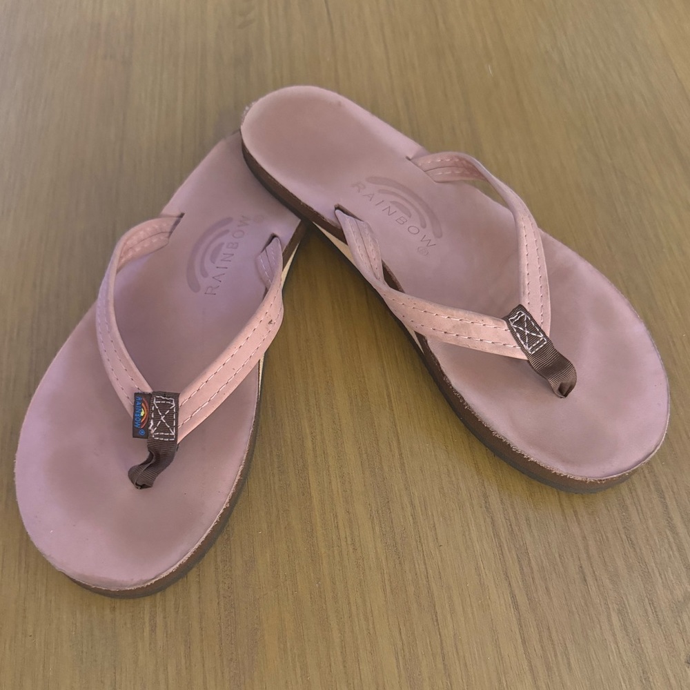Rainbow Leather Sandals